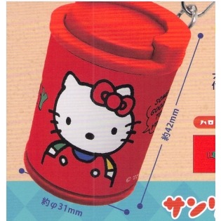 ♧溢起瘋扭蛋♧ Kcompany 扭蛋 轉蛋 三麗鷗硬幣盒鉤環吊飾 凱蒂貓 美樂蒂 硬幣 收納 吊飾 高雄 鹽埕-規格圖4