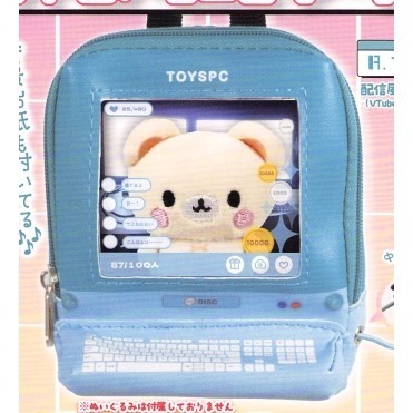 ♧溢起瘋扭蛋♧ ToysSpirits 扭蛋 轉蛋 情境小物包鉤環 復古電腦 復古 電腦 娃包 滑鼠 高雄 鹽埕-規格圖5