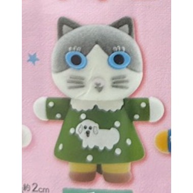 ♧溢起瘋扭蛋♧ 日本 限定 扭蛋 轉蛋 YUMI KITAGISHI CHICACO TOYA 招財貓公仔 貓咪 公仔-規格圖4