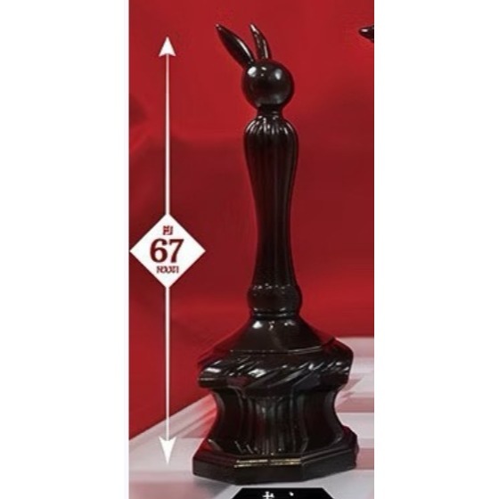 ♧溢起瘋扭蛋♧ Bright Link 扭蛋 轉蛋 鬼鞍 ONIKURA Rabit Chess 西洋棋 國王 皇后 騎-規格圖4