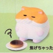 ♧溢起瘋扭蛋♧ Standstones 扭蛋 轉蛋 動物愛好系列 胖胖倉鼠的鬆餅教室 倉鼠 鬆餅 烤焦 公仔 高雄 鹽埕-規格圖5