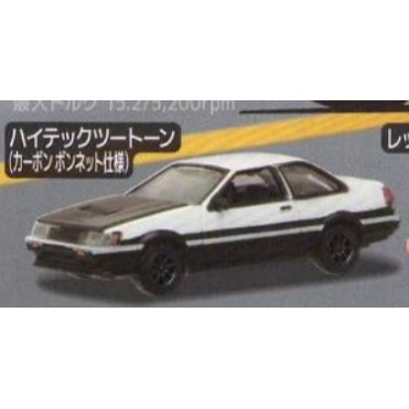 ♧溢起瘋扭蛋♧ Stand 扭蛋 C-CAR CRAFT TOYOTA AE86 P2 藤原拓海 頭文字D 車 汽車 高-規格圖3