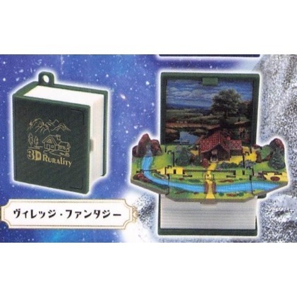 ♧溢起瘋扭蛋♧ Qualia 扭蛋 轉蛋 秒開幻想世界P2 書本 幻想 世界 太空 翻面 微型 高雄 鹽埕-規格圖6