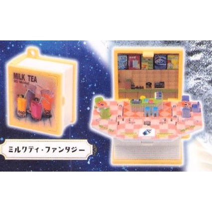 ♧溢起瘋扭蛋♧ Qualia 扭蛋 轉蛋 秒開幻想世界P2 書本 幻想 世界 太空 翻面 微型 高雄 鹽埕-規格圖3