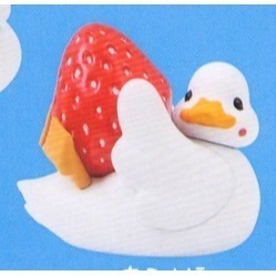 ♧溢起瘋扭蛋♧ Qualia 扭蛋 轉蛋 MochiMochi 小鴨公仔 小鴨 冰淇淋 鬆餅 草莓 公仔 高雄 鹽埕-規格圖3