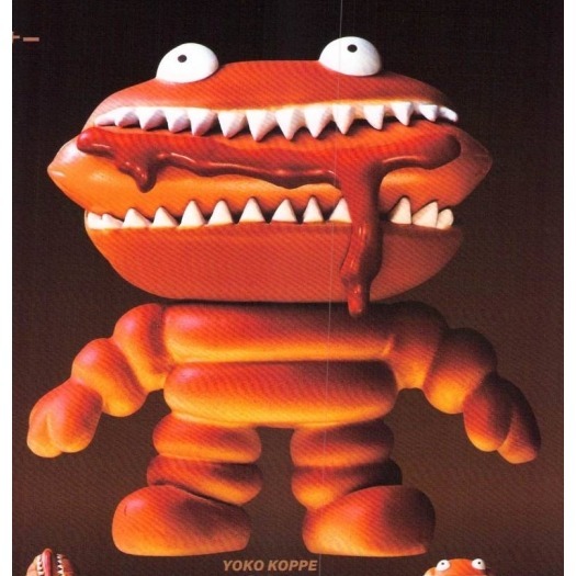 ♧溢起瘋扭蛋♧ Standstones 扭蛋 轉蛋 熱狗吸血鬼 熱狗 吸血鬼 搞笑 惡魔 米其林 高雄 鹽埕-規格圖3