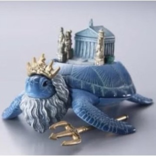 ♧溢起瘋扭蛋♧ T-Arts 扭蛋 轉蛋 大陸烏龜 P2 傳說中大陸海龜 烏龜 火山 海神 飛碟 瑪雅 高雄 鹽埕-規格圖3