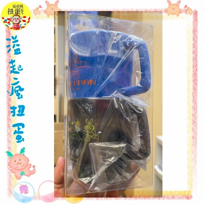 ♧溢起瘋扭蛋♧ 日本 日空版 CAPCOM 洛克人 專用 限定 冷水杯 堆疊 2入 剪刀人 高雄 鹽埕-細節圖2