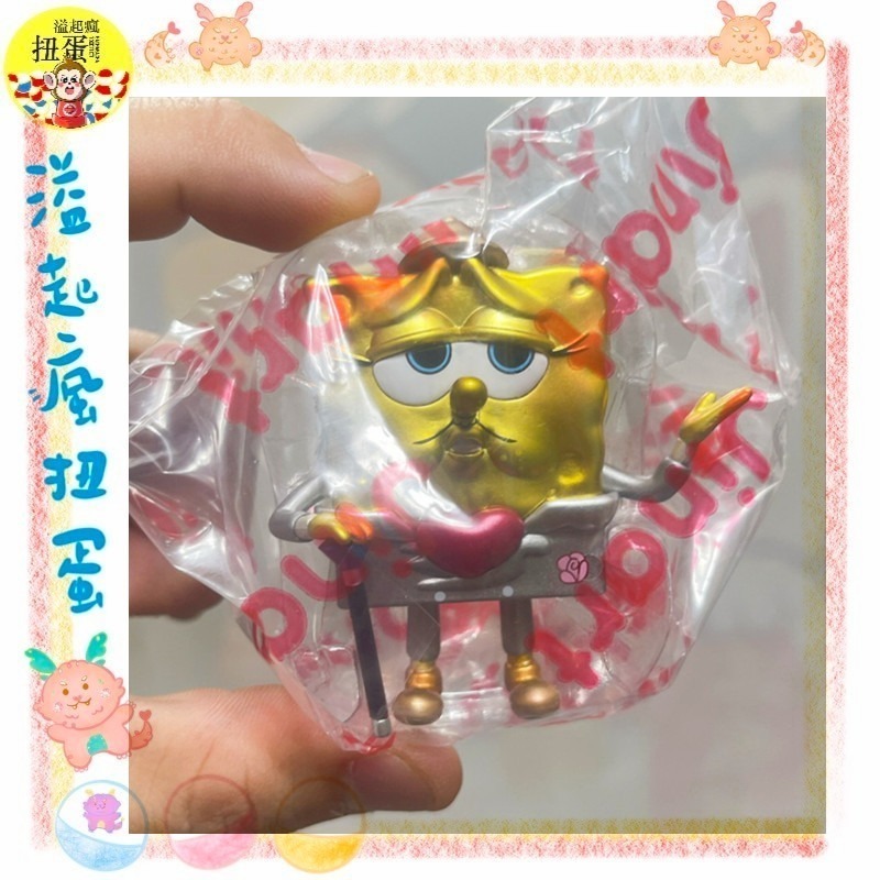 ♧溢起瘋扭蛋♧ 扭蛋 轉蛋 Jinart 海綿寶寶聯名款 海綿寶寶 迷因比奇堡系列2代公仔 高雄 鹽埕-規格圖5