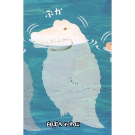 ♧溢起瘋扭蛋♧ 【現貨】BENELIC 扭蛋 轉蛋 PukaPuka鱷魚 鱷魚 漂浮 張嘴 公仔 高雄 鹽埕-規格圖6