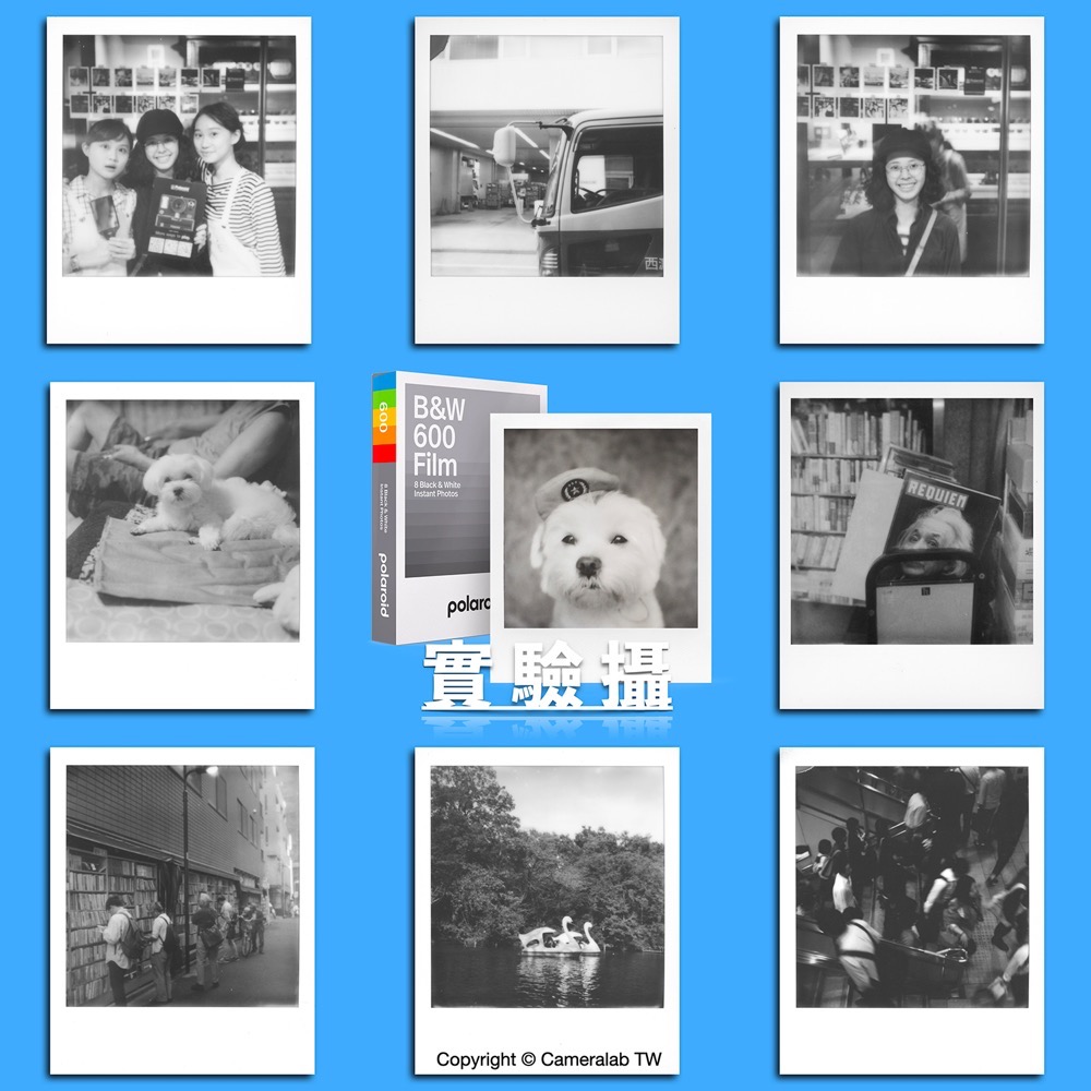 實驗攝◎ Polaroid B&W 600 黑白 拍立得底片 600 NOW+ NOW LAB 可用-細節圖3