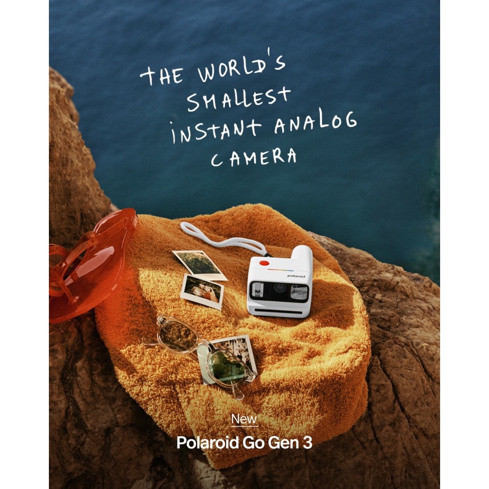 實驗攝◎第三代 Polaroid GO 白色款 公司貨 G3 Generation 3 超迷你 拍立得相機-細節圖7