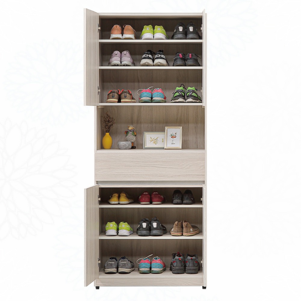 TU-1886 綠家居 2.7尺高中空鞋櫃-細節圖2