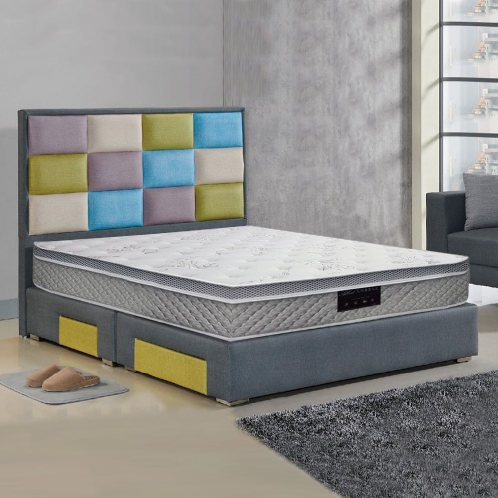 AI-01882 艾柏 3D天絲乳膠獨立筒床墊-5尺雙人-細節圖4