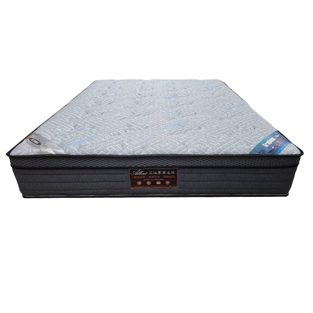 AI-01891 艾柏 石墨烯&涼感紗雙面PU護框獨立筒床墊-5尺雙人-細節圖2