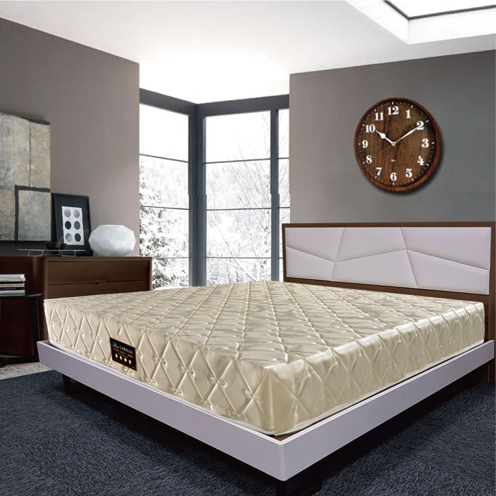 AI-01906 艾柏 防蟎緹花布＆蓆面彈簧床墊-5尺雙人-細節圖2