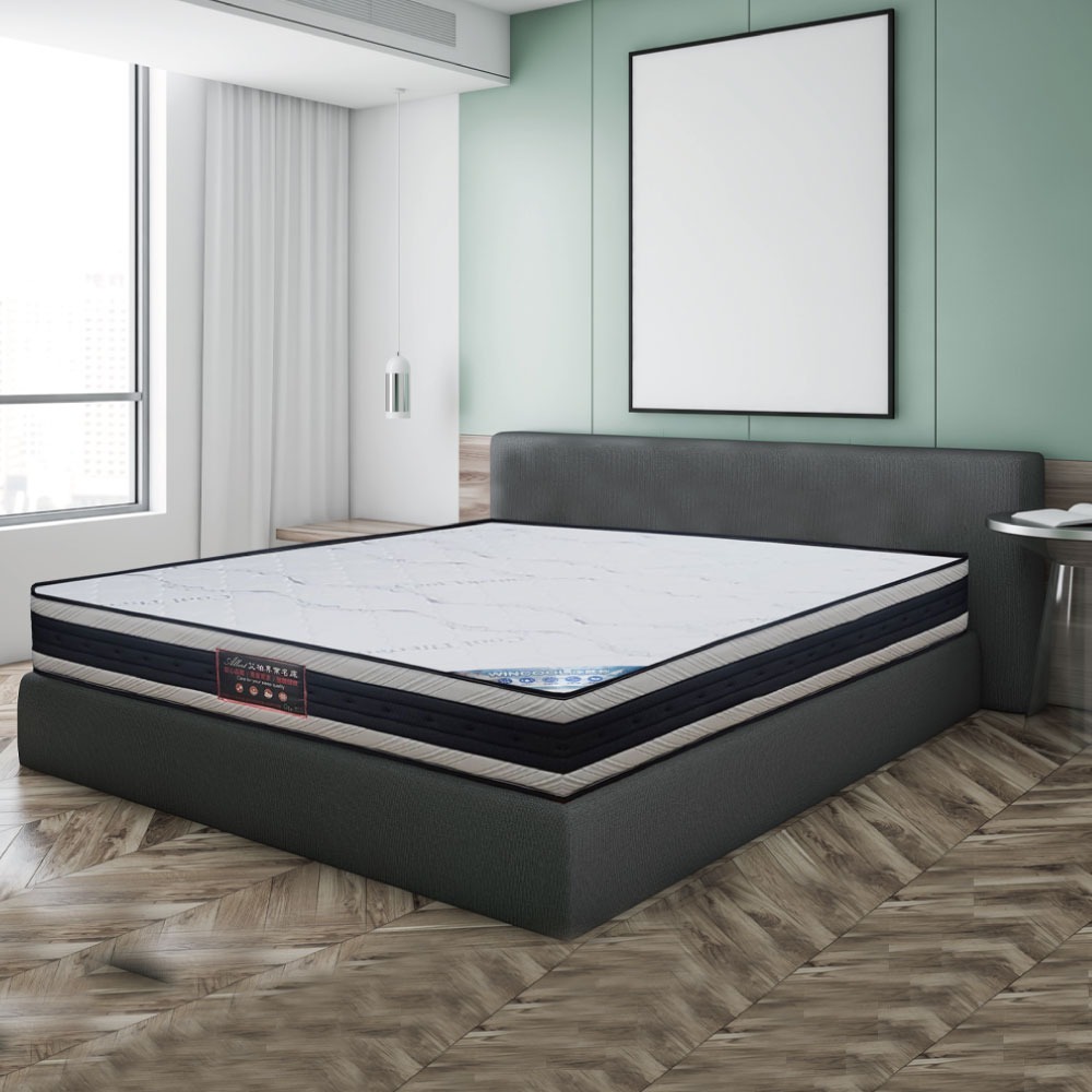 AI-03010 艾柏 雙面石墨烯&涼感紗PU護框獨立筒床墊-5尺雙人-細節圖2