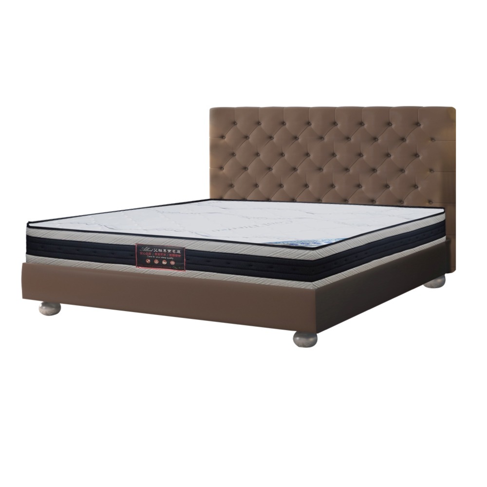 AI-03014 艾柏 雙面竹炭纖維&涼感紗獨立筒床墊-6尺雙人加大-細節圖2