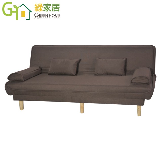 【綠家居】雪菲亞麻布展開式沙發椅/沙發床(二色可選)-規格圖11