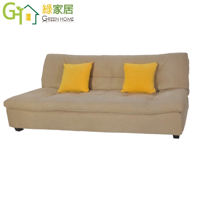 【綠家居】艾菲棉麻布展開式沙發椅/沙發床(二色可選)-細節圖4