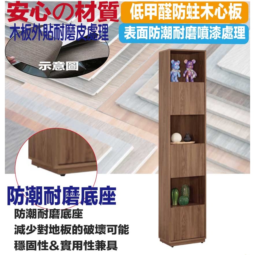 【綠家居】寶亞1.4尺二門中空書櫃(二色可選)-細節圖5