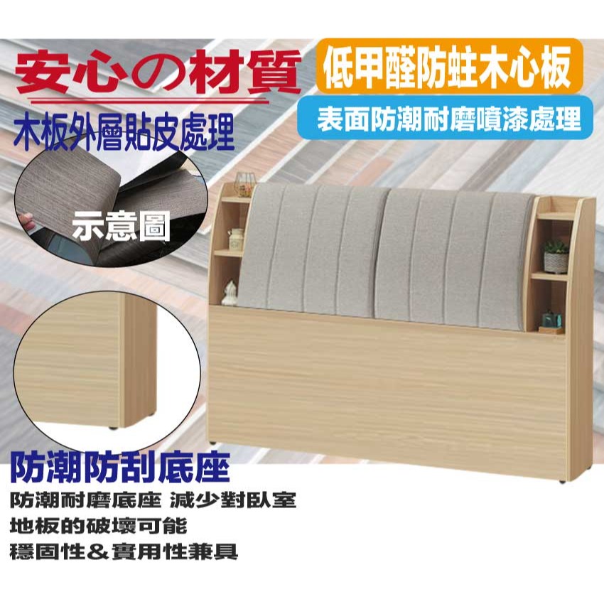 【綠家居】范蒂5尺雙人耐磨皮革床頭箱(不含床底＋不含床墊)-細節圖5