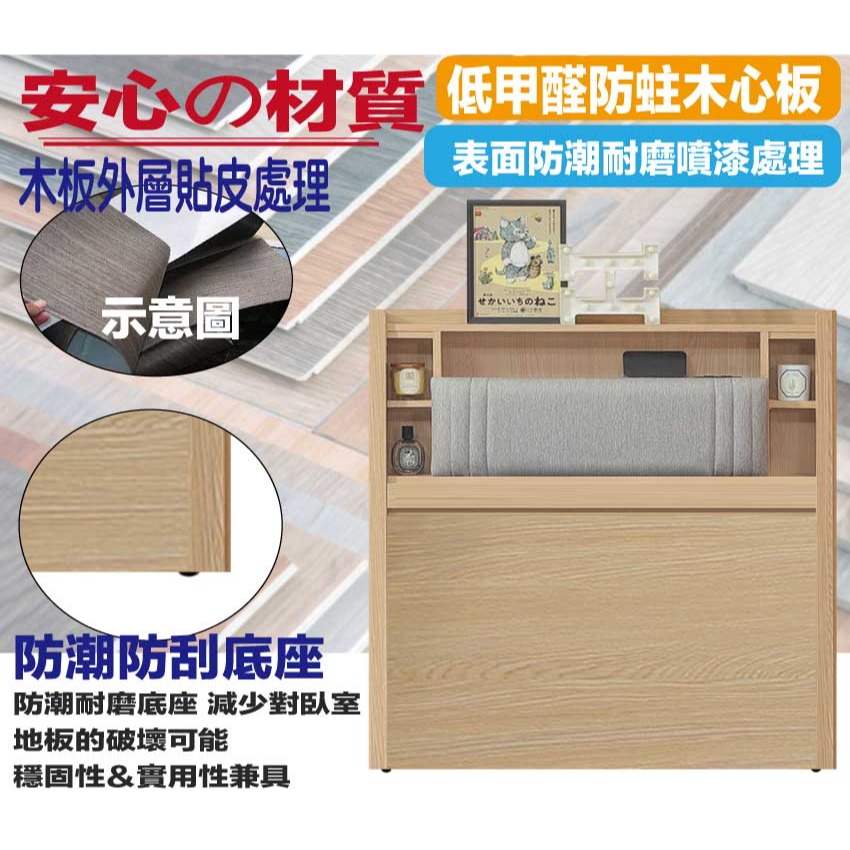 【綠家居】巴米3.5尺單人耐磨皮革床頭片(不含床底＋不含床墊)-細節圖5