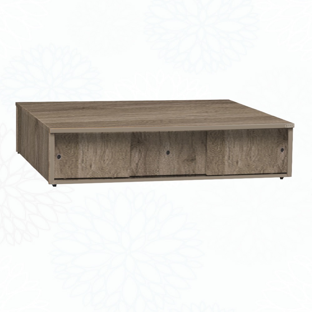 【綠家居】艾柏3.5尺單人三拉門收納加高床底(九色可選)-規格圖11