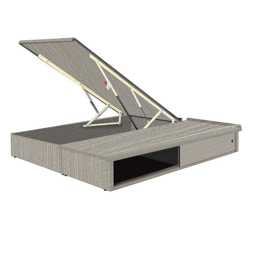 【綠家居】梅威6尺雙人加大安全扣拉門＆後掀床底/掀床(九色可選+高係數氣壓棒＋安全扣設計)-規格圖11