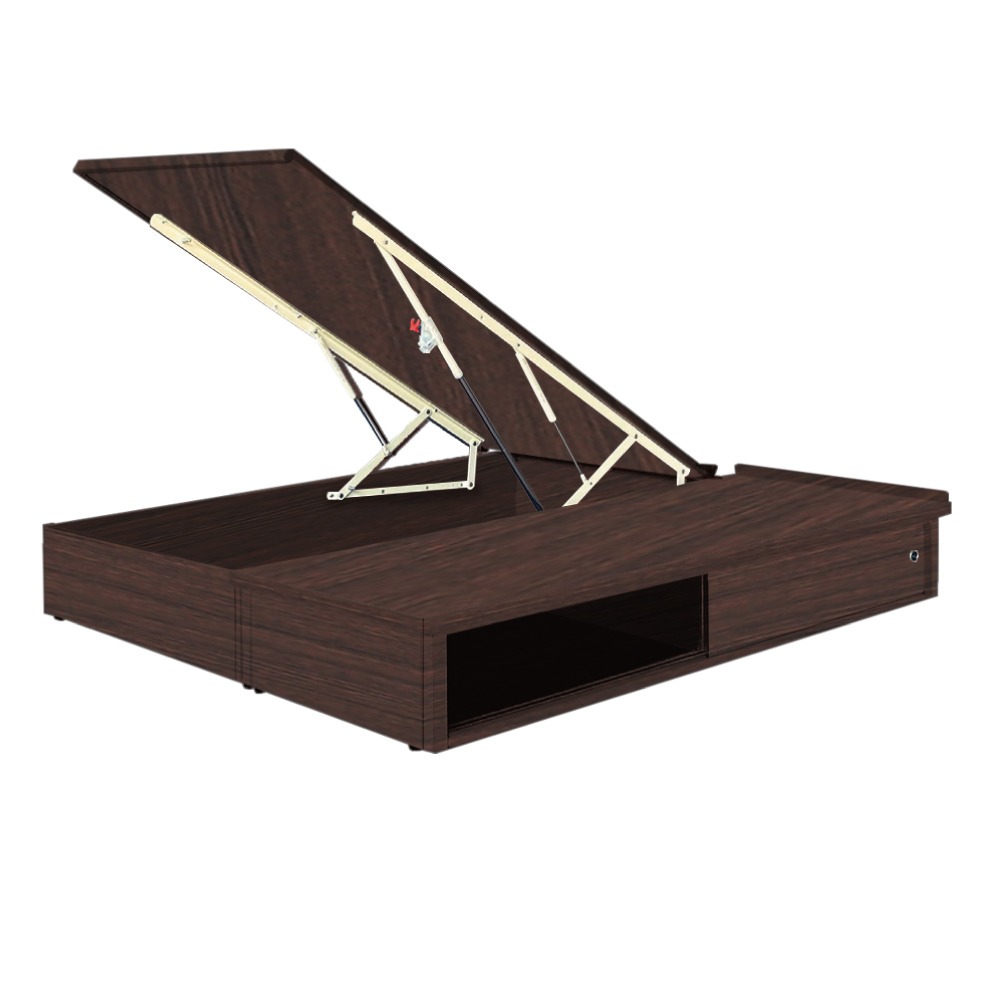 【綠家居】梅威6尺雙人加大安全扣拉門＆後掀床底/掀床(九色可選+高係數氣壓棒＋安全扣設計)-規格圖11