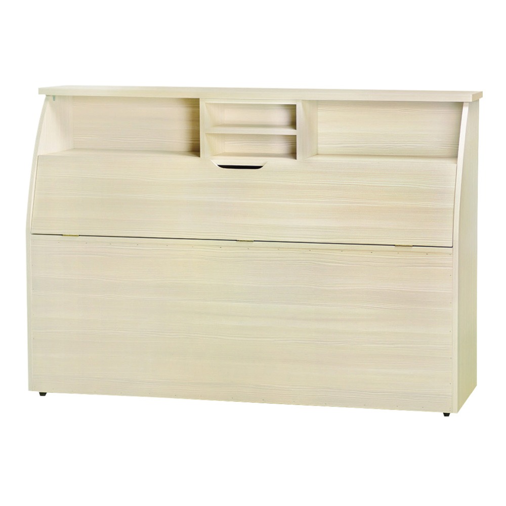 【綠家居】魔力5尺雙人可收納床頭箱(二色可選)-規格圖10