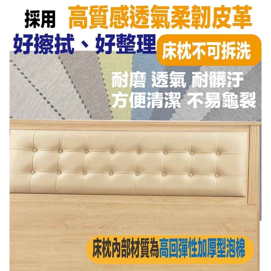 【綠家居】莫利5尺雙人水鑽皮革床頭片(八色可選)-細節圖6
