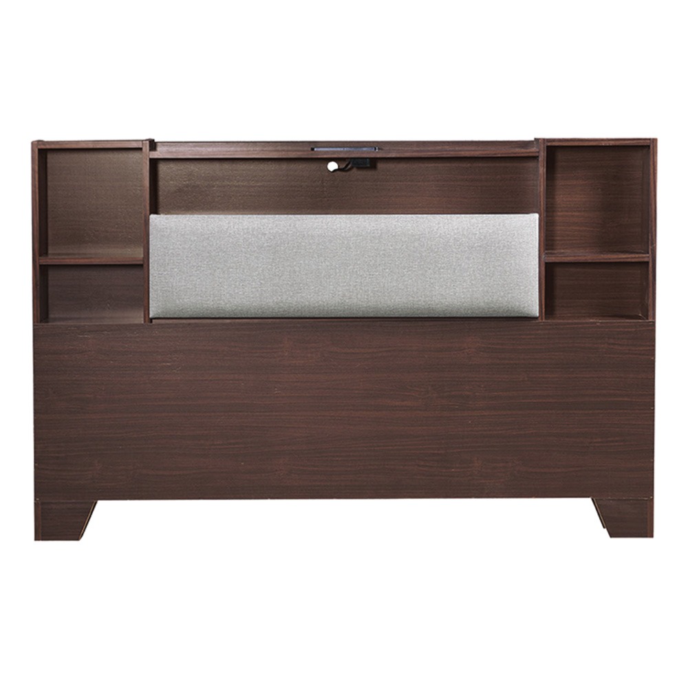 【綠家居】山峰5尺雙人貓抓皮革可收納床頭片(七色可選)-規格圖11