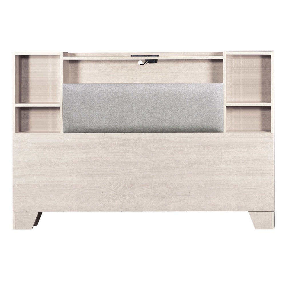 【綠家居】山峰5尺雙人貓抓皮革可收納床頭片(七色可選)-規格圖11