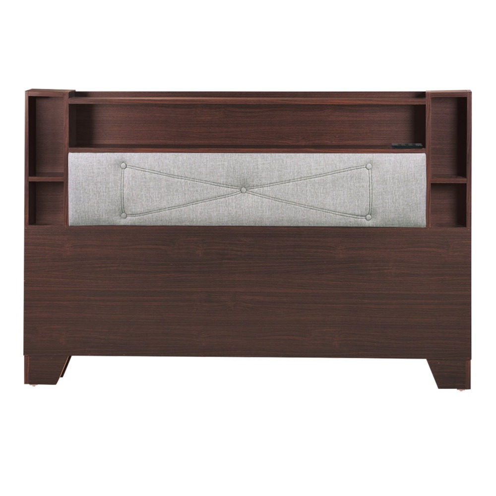 【綠家居】金格5尺雙人貓抓皮革床頭片(附插座＋七色可選)-規格圖11