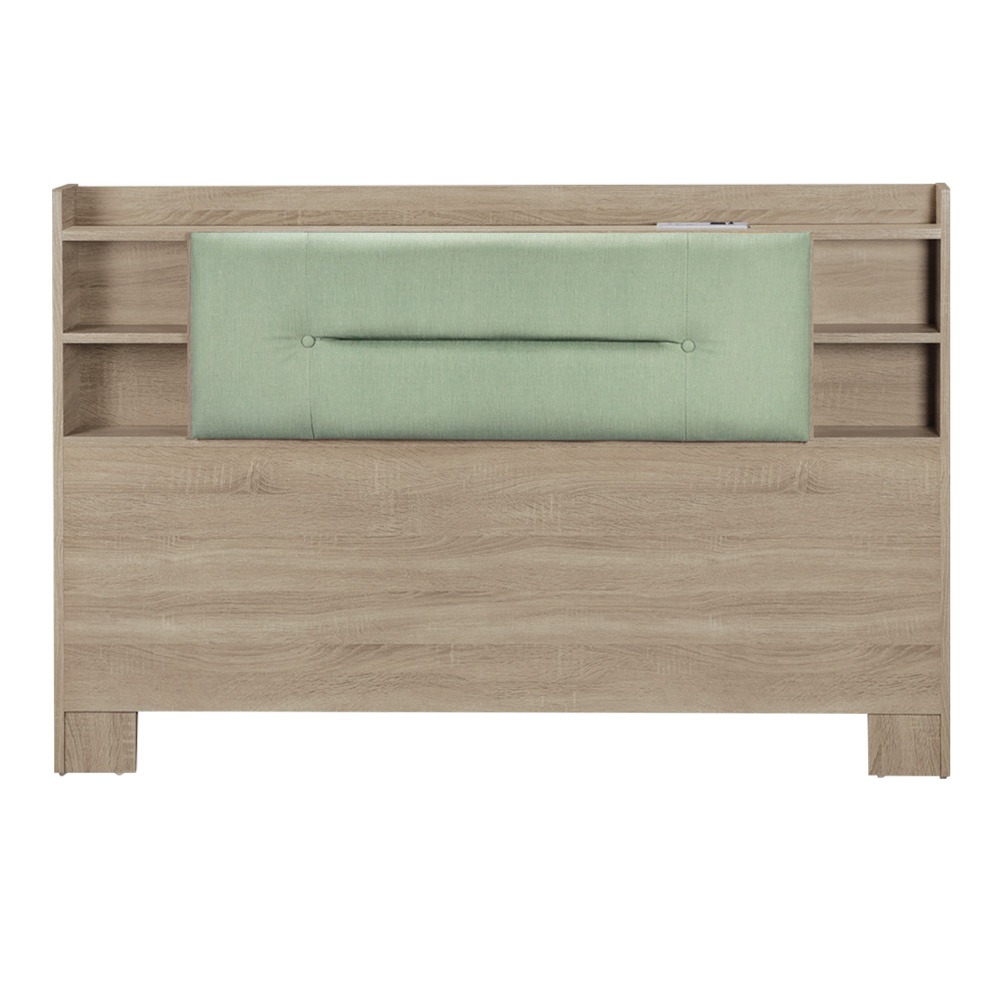 【綠家居】海莉6尺雙人加大貓抓皮革床頭箱(三色可選)-規格圖11