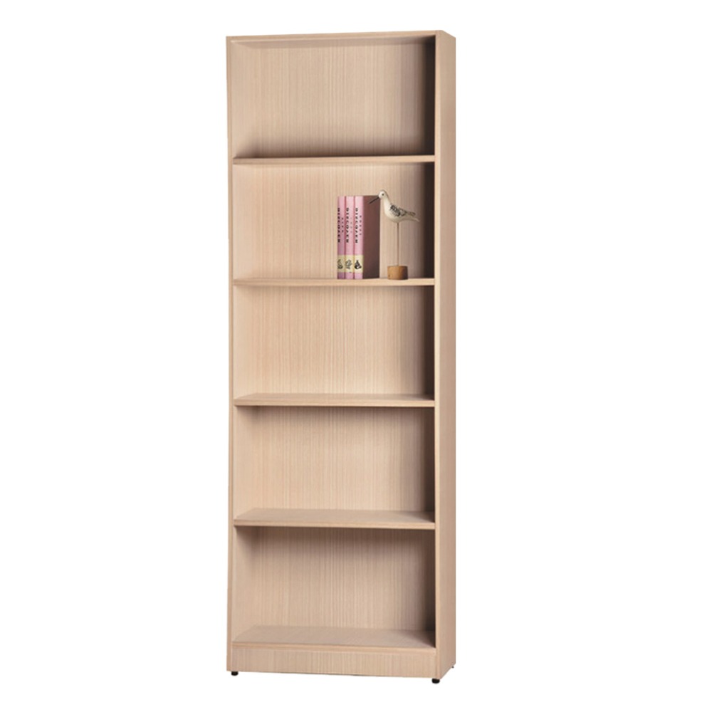 【綠家居】曼蒂2.5尺五格開放高書櫃(四色可選)-規格圖10