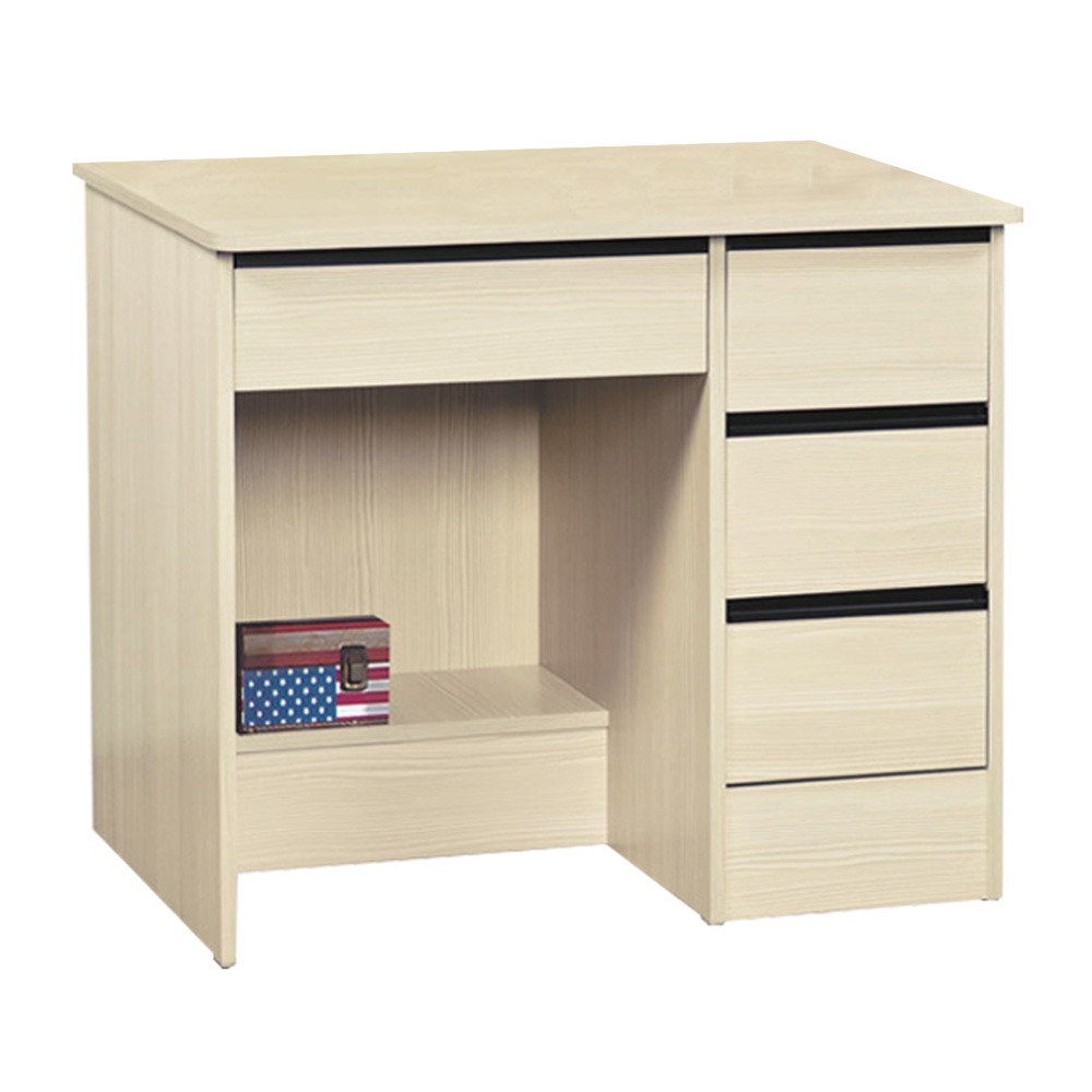 【綠家居】海韻3尺四抽書桌(四色可選)-規格圖10