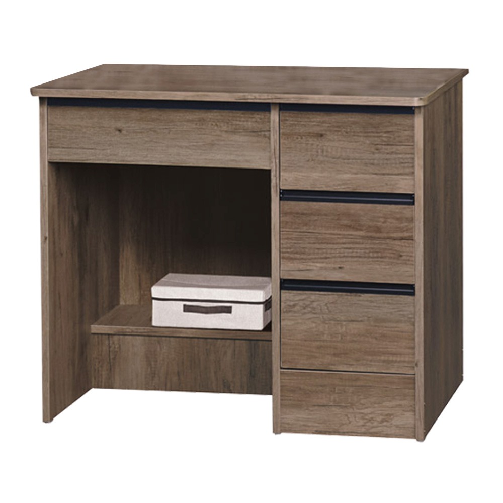 【綠家居】海韻3尺四抽書桌(四色可選)-規格圖10