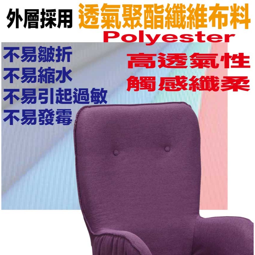 【綠家居】亞克纖維布多功能單人座休閒椅(三色可選＋可360度旋轉＋可摺合收納)-細節圖6
