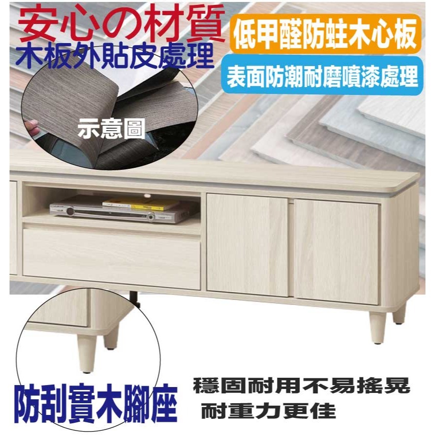 【綠家居】奧斯巴6.1尺開門單抽電視櫃-細節圖5