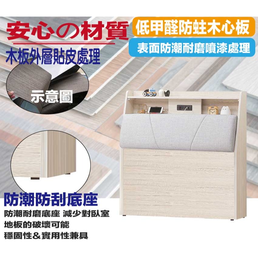 【綠家居】得卡利3.5尺單人耐刮皮革床頭箱(不含床底＋不含床墊)-細節圖5