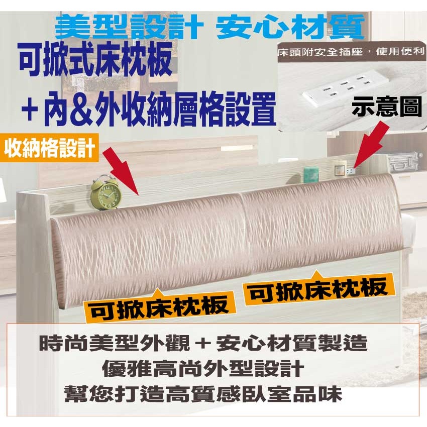 【綠家居】美尼利5尺雙人皮革床頭箱(不含床底＋不含床墊)-細節圖6