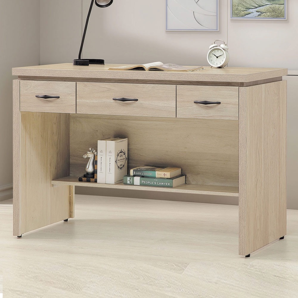 【綠家居】愛卡4尺三抽書桌(二色可選)-規格圖10