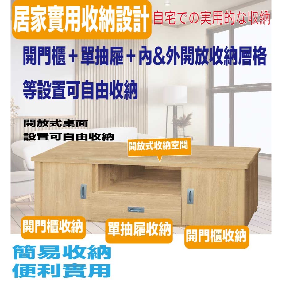 【綠家居】伊布斯5尺單抽開門電視櫃(四色可選)-細節圖6