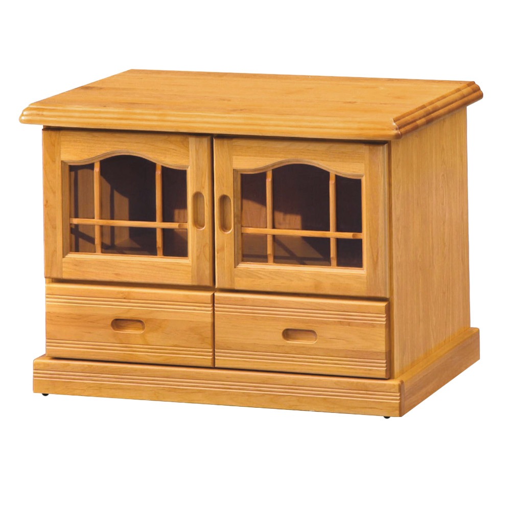 【綠家居】布恩2.9尺二抽開門電視櫃(三色可選)-規格圖10