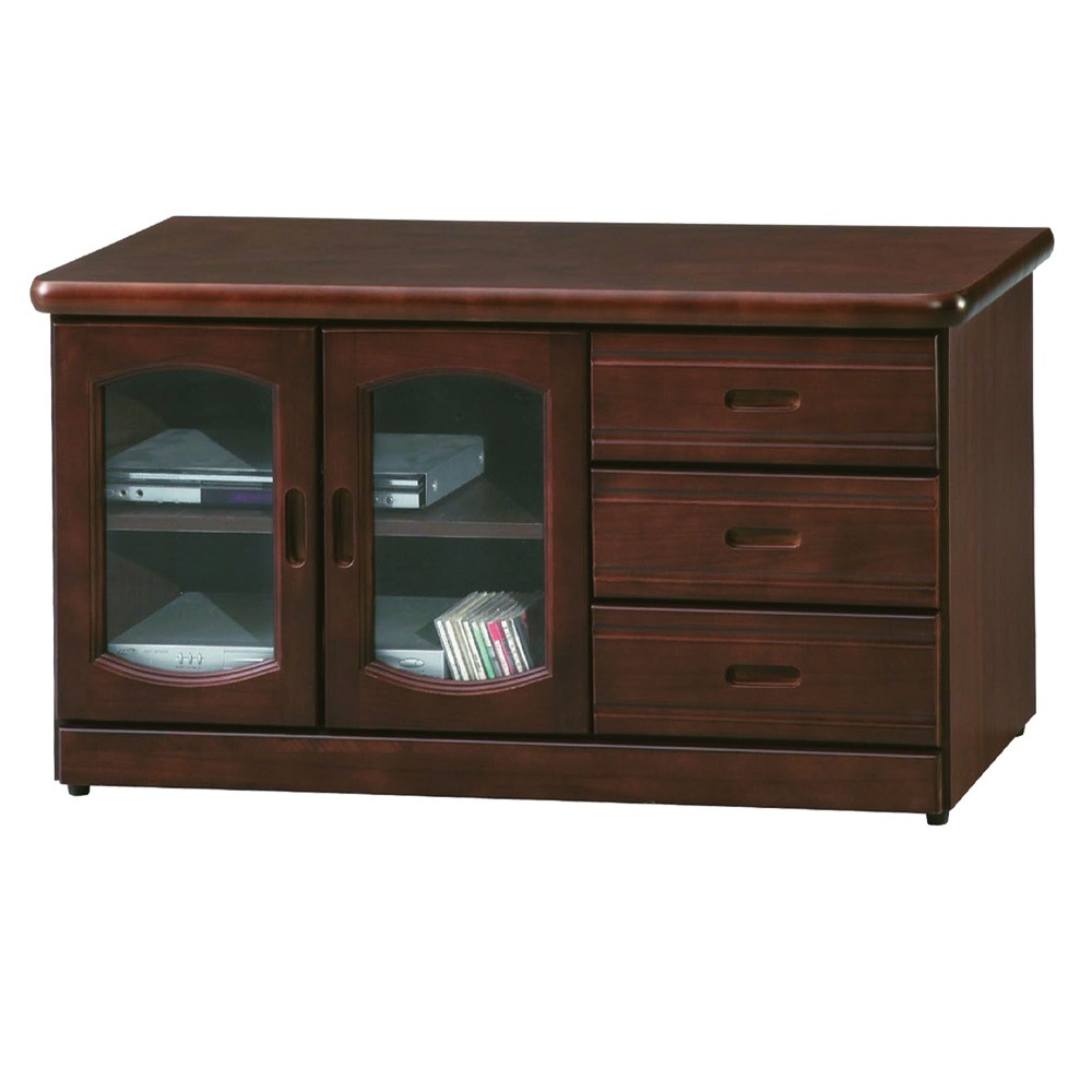 【綠家居】布恩3.9尺三抽開門電視櫃(三色可選)-規格圖10