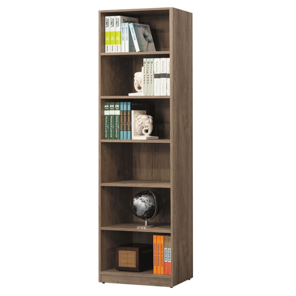 【綠家居】切特2尺開放式六格書櫃(二色可選)-規格圖10