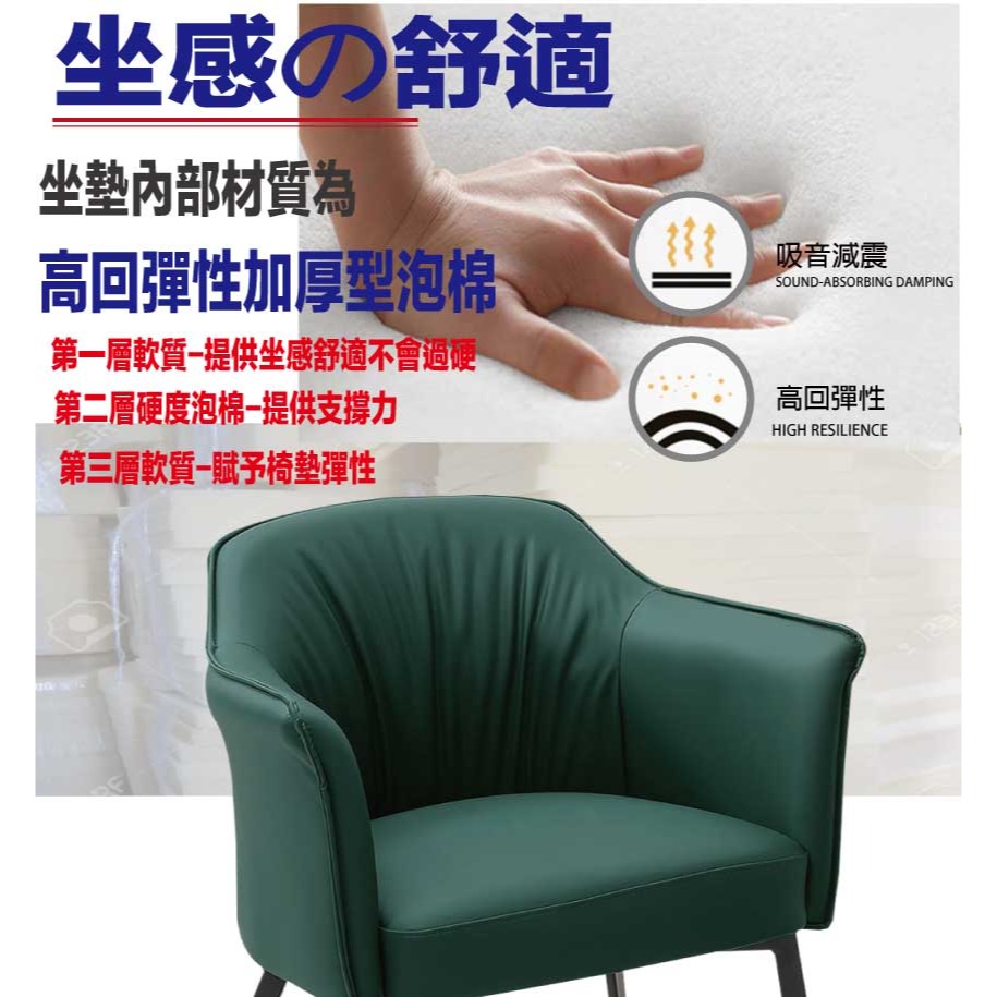 【綠家居】泰格皮革單人休閒沙發椅(二色可選)-細節圖7