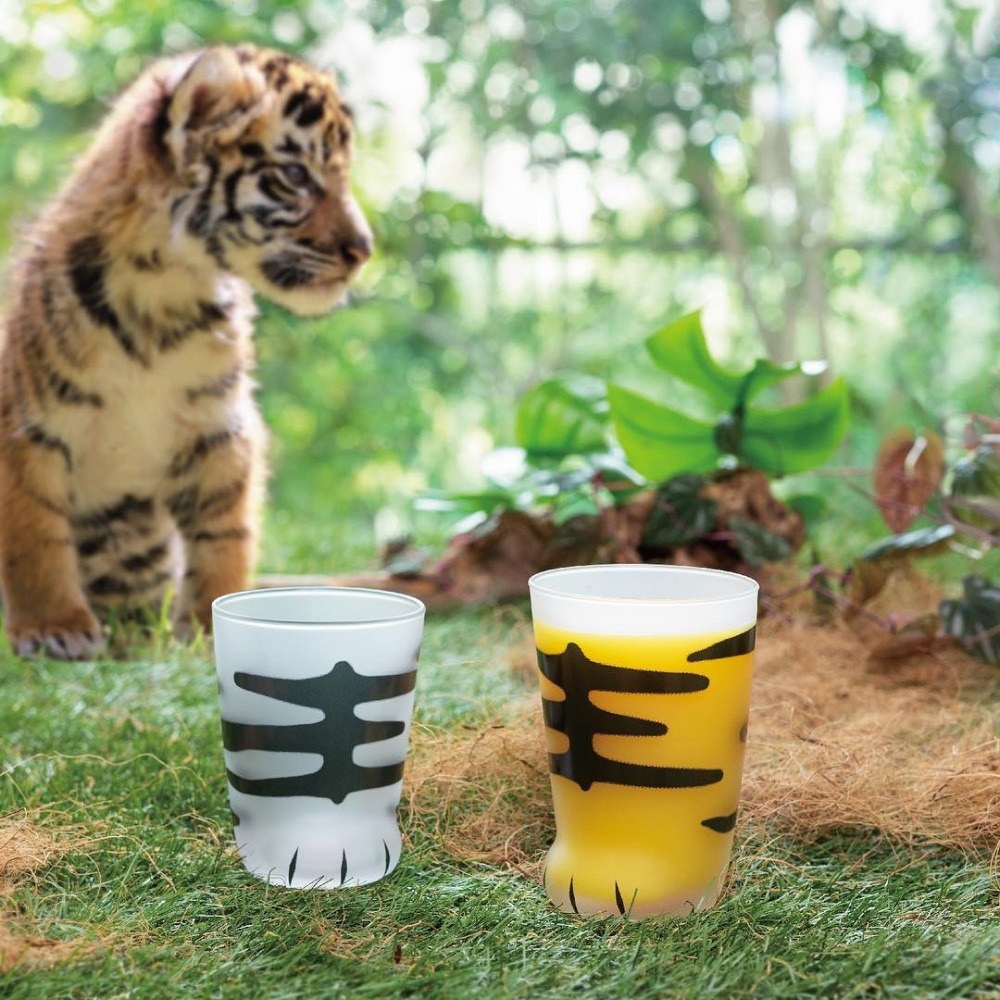 日本ADERIA 貓腳杯 貓掌造型肉球玻璃杯 Coconeco系列 貓咪玻璃杯 300ml 8款可選 1入-細節圖3